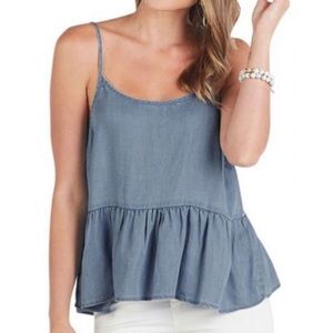 NWT Mud Pie Bel Air Peplum Top